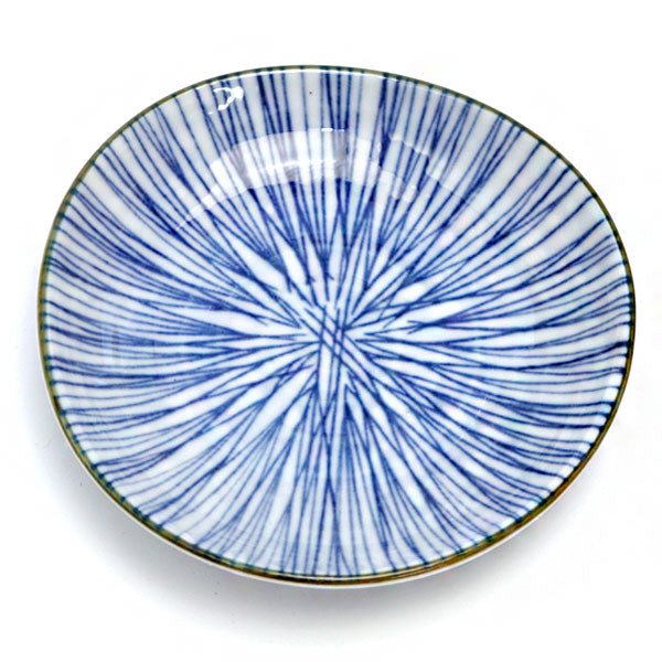 Mino ware small plate Japanese ancient patterns 07 - MatchaJP