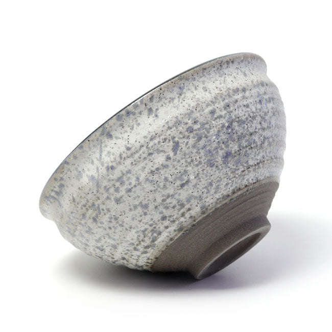Matcha tea bowl  Mino ware "Indigo Snowfield"