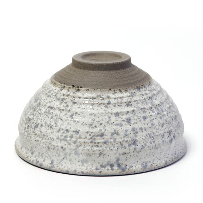 Matcha tea bowl  Mino ware "Indigo Snowfield"