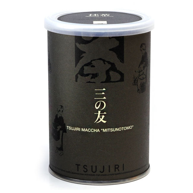 TSUJIRI Matcha green tea KYOTO UJI MITSU-NO-TOMO 100g can