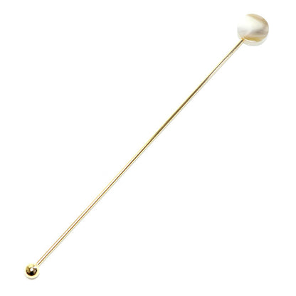 Japanese Tea Spoon – Circle Design White | TAKAKUWA KINZOKU