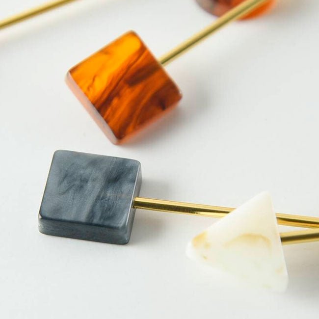 Muddler TAKAKUWA KINZOKU Square Black - MatchaJP