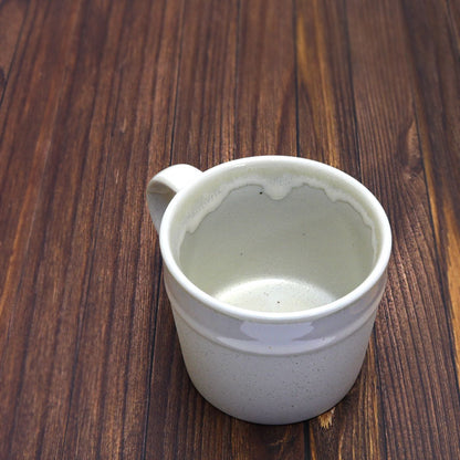 DROP MUG — Small & Handy Japanese Mino Ware Porcelain Mug White (200 ml / 6.8 oz)