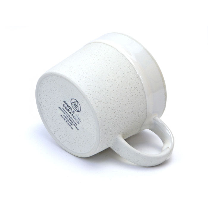 DROP MUG — Small & Handy Japanese Mino Ware Porcelain Mug White (200 ml / 6.8 oz)