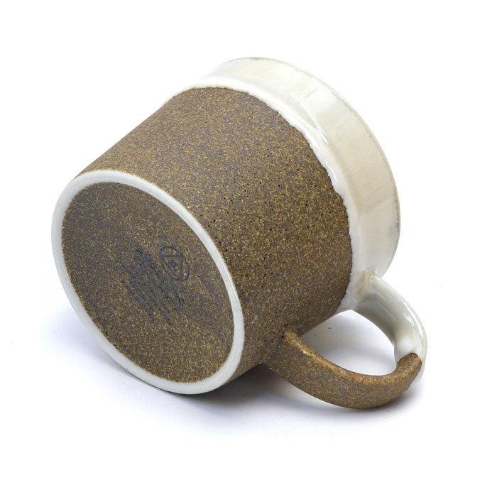 DROP MUG — Small & Handy Japanese Mino Ware Porcelain Mug Brown (200 ml / 6.8 oz)