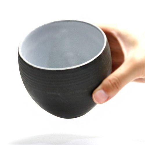 Japanese Mino Ware Free Cup – Black or White, Multi - Purpose Drinking Cup - MatchaJP