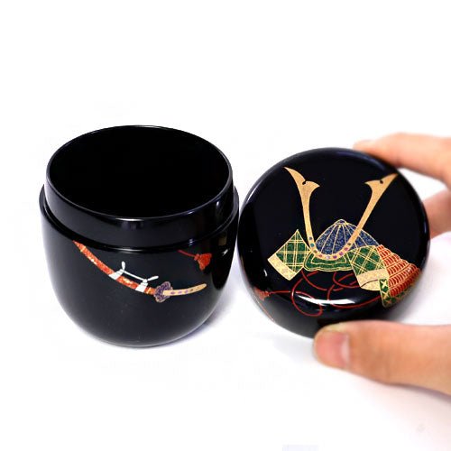 Matcha tea caddy Natsume Kabuto made by Chizuru - MatchaJP