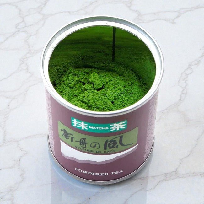 MEIYO Japanese Ceremonial Matcha SHIZUOKA Ceremonial Grade NYUFUNE - NO - KAZE 20g Can (0.71 oz) - MatchaJP