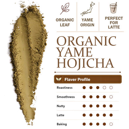 Organic Yame Hojicha Powder 100g – Japanese Roasted Tea