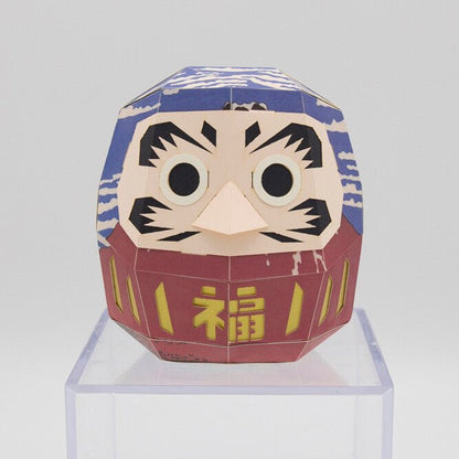 Paper Craft Interior – Daruma Ukiyo - e Hokusai & “Red Fuji” | Made in Japan - MatchaJP