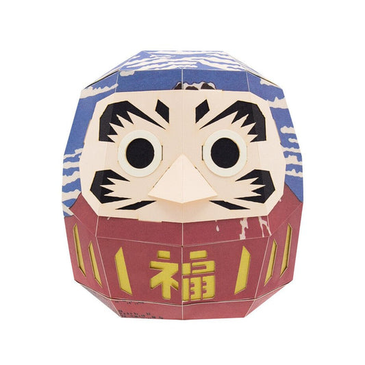 Paper Craft Interior – Daruma Ukiyo - e Hokusai & “Red Fuji” | Made in Japan - MatchaJP