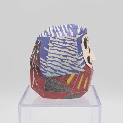 Paper Craft Interior – Daruma Ukiyo - e Hokusai & “Red Fuji” | Made in Japan - MatchaJP