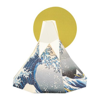 Paper Craft Interior – “The Great Wave off Kanagawa (Mount Fuji)” by Hokusai | Made in Japan - MatchaJP