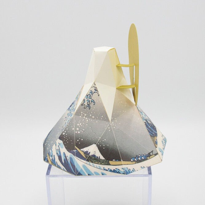 Paper Craft Interior – “The Great Wave off Kanagawa (Mount Fuji)” by Hokusai | Made in Japan - MatchaJP