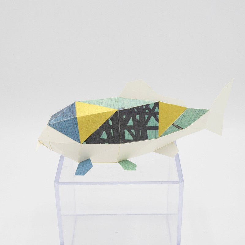 Paper Craft Interior – Ukiyo - e “Sudden Shower over Shin - Ōhashi Bridge” by Utagawa Hiroshige | Made in Japan - MatchaJP