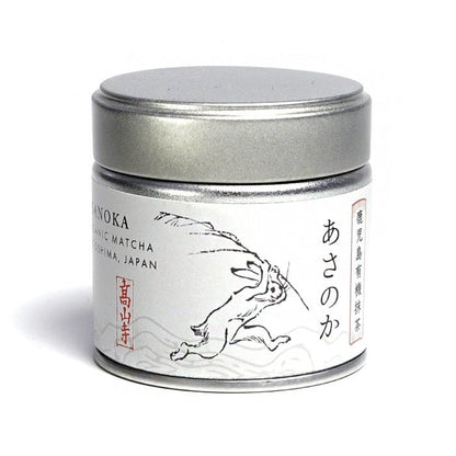 Kagoshima Organic Matcha “ASANOKA” 30g Can (1.06 oz) | Premium Ceremonial - Grade Japanese Green Tea - MatchaJP