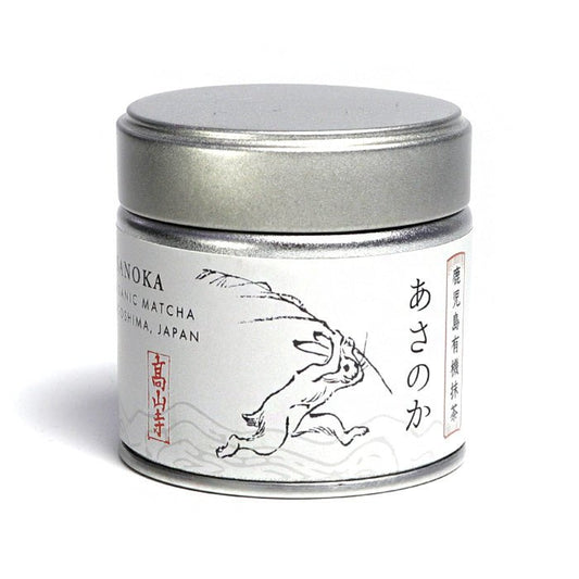 Kagoshima Organic Matcha “ASANOKA” 30g Can (1.06 oz) | Premium Ceremonial - Grade Japanese Green Tea - MatchaJP