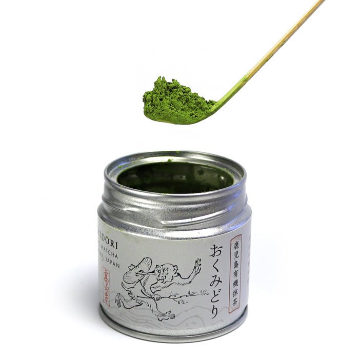Kagoshima Organic Matcha “OKUMIDORI” 30g Tin | Premium Ceremonial - Grade Japanese Green Tea - MatchaJP