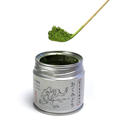 Kagoshima Organic Matcha “OKUMIDORI” 30g Tin | Premium Ceremonial - Grade Japanese Green Tea - MatchaJP