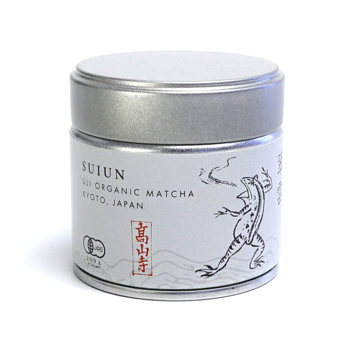Uji Organic Matcha ROKUBEI “SUIUN” 30g Tin | Premium Ceremonial-Grade Japanese Green Tea