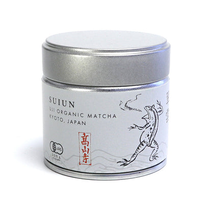 Uji Organic Matcha ROKUBEI “SUIUN” 30g Can (1.06 oz) | Premium Ceremonial-Grade Japanese Green Tea