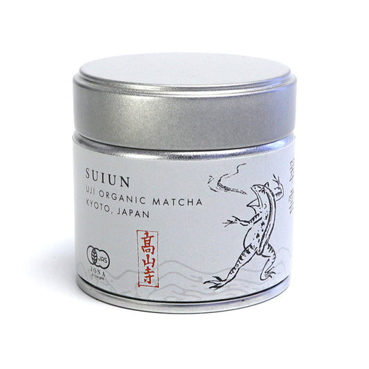 Uji Organic Matcha ROKUBEI “SUIUN” 30g Can (1.06 oz) | Premium Ceremonial-Grade Japanese Green Tea