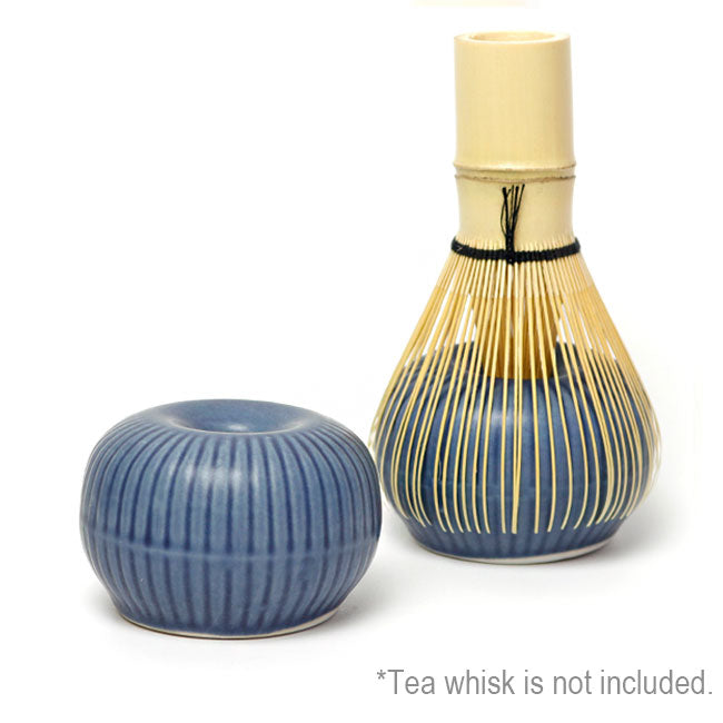 Round Matcha Whisk Stands Matte navy | Mino Ware Made in Japan