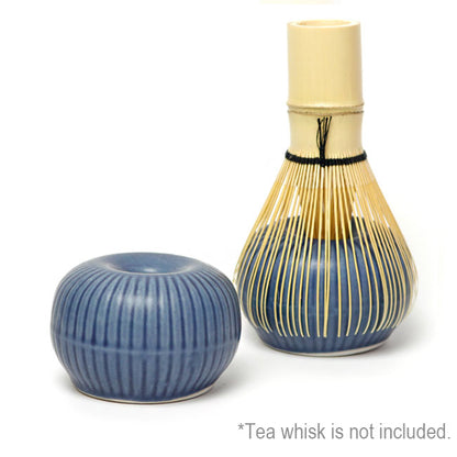 Round Matcha Whisk Stands Matte navy | Mino Ware Made in Japan