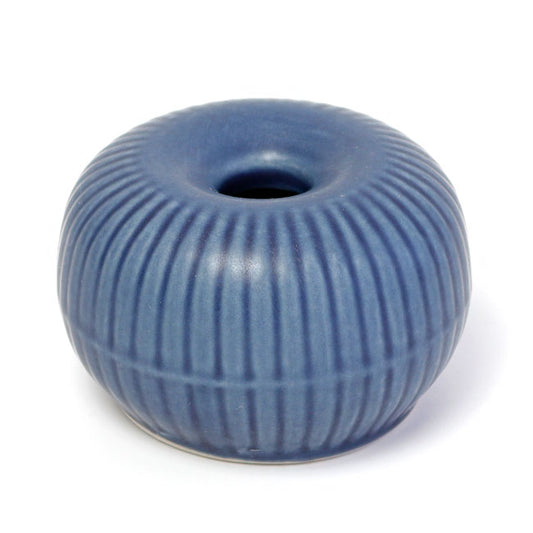 Round Matcha Whisk Stands Matte navy | Mino Ware Made in Japan