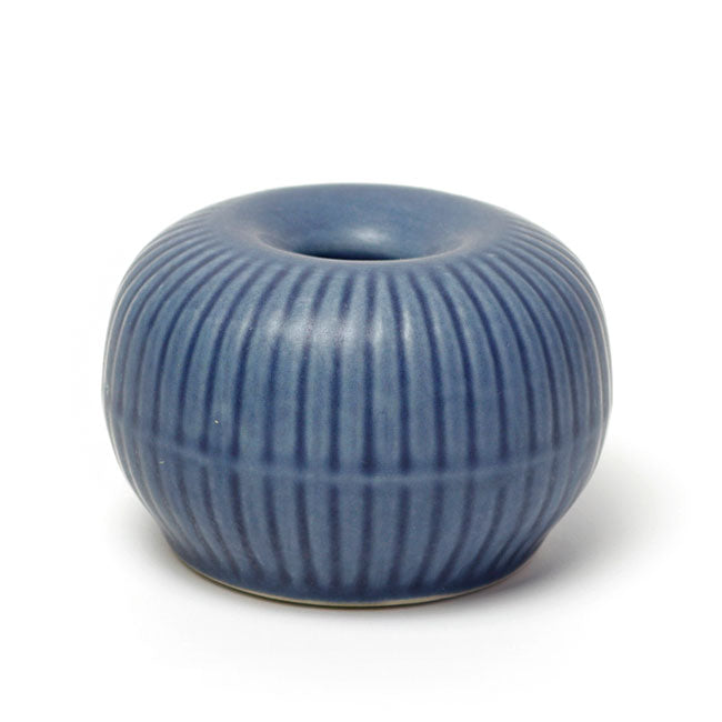 Round Matcha Whisk Stands Matte navy | Mino Ware Made in Japan