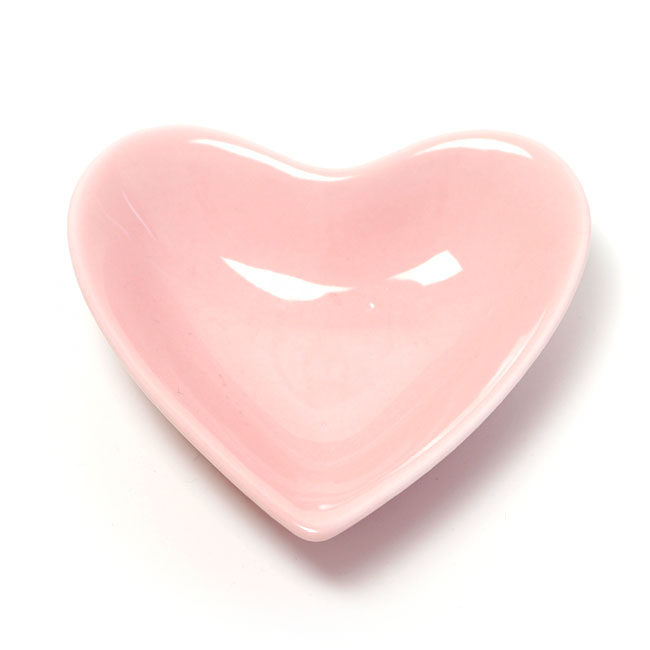 Heart Shaped Small Plate Pink | Mino Ware Made in Japan