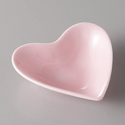 Heart Shaped Small Plate Pink | Mino Ware Made in Japan