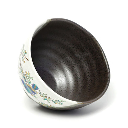Japanese Large Rice Bowl Kingfisher | Kutani Ware Made in Japan