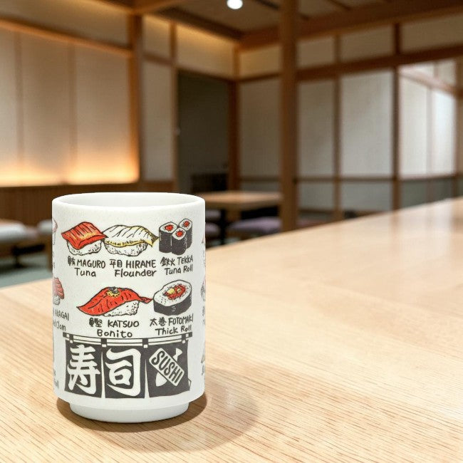 Japanese Yunomi Tea Cup Sushi | Made in Japan