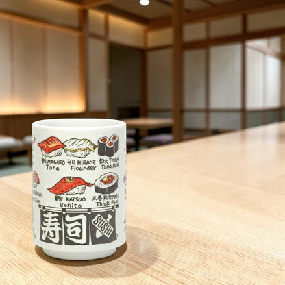 Japanese Yunomi Tea Cup Sushi | Made in Japan