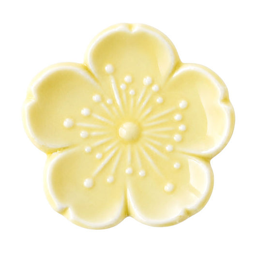 Matcha Scoop Rest Sakura Yellow | Mino Ware Made in Japan