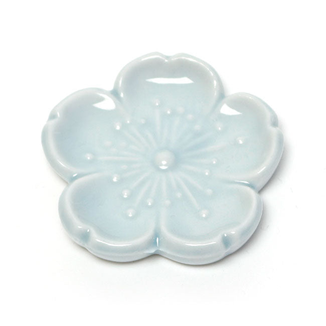 Japanese Chopstick Rest – Sakura Blue | Mino Ware Matcha Scoop Rest Made in Japan
