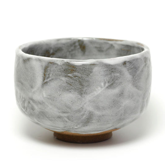 Black Shino Textured Matcha Bowl – Japanese Mino Ware Ceramic