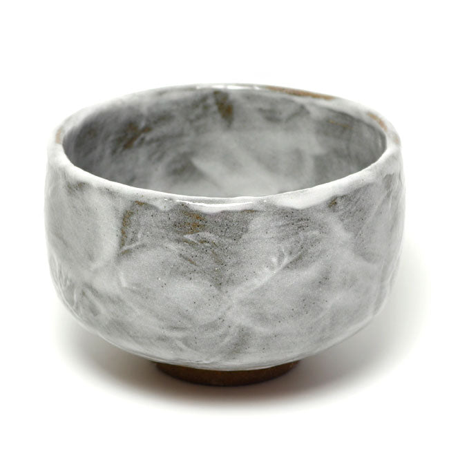 Black Shino Textured Matcha Bowl – Japanese Mino Ware Ceramic
