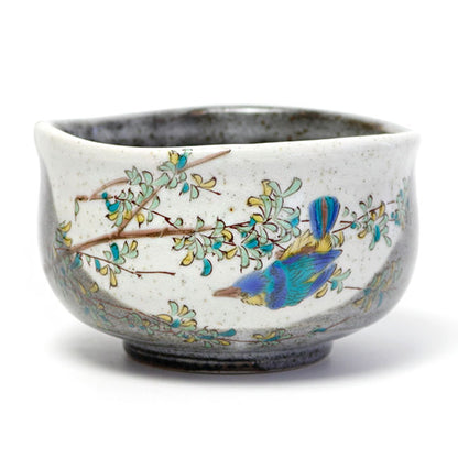Matcha Bowl Kingfisher | Kutani Ware Chawan Made in Japan