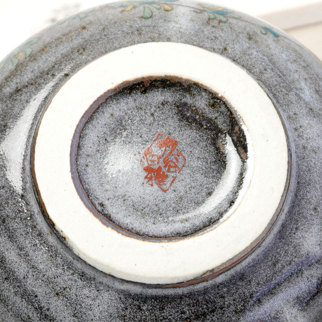 Matcha Bowl Kingfisher | Kutani Ware Chawan Made in Japan