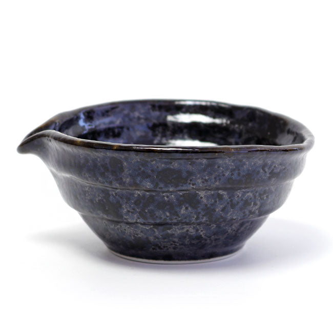 Matcha Bowl Black Katakuchi | Mino Ware Made in Japan
