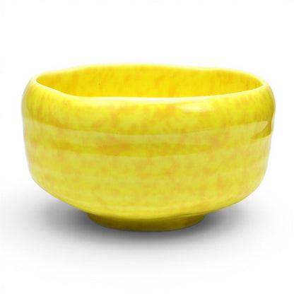 Golden Amber Matcha Bowl — Authentic Mino Ware Chawan, Made in Japan