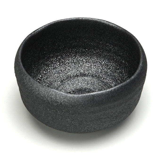 Silver Crystal Matcha Bowl — Authentic Mino Ware Chawan, Made in Japan