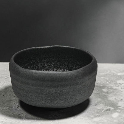 Silver Crystal Matcha Bowl — Authentic Mino Ware Chawan, Made in Japan