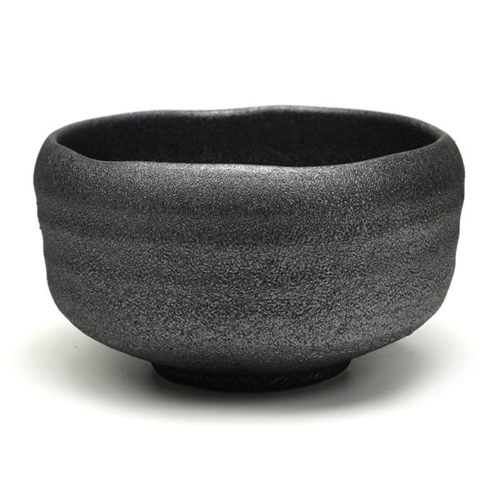Silver Crystal Matcha Bowl — Authentic Mino Ware Chawan, Made in Japan