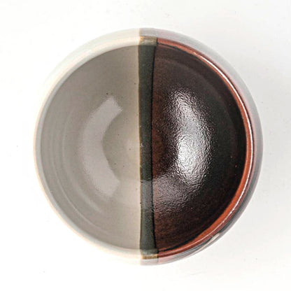 Matcha Bowl White Brushstroke | Mino Ware Chawan Made in Japan