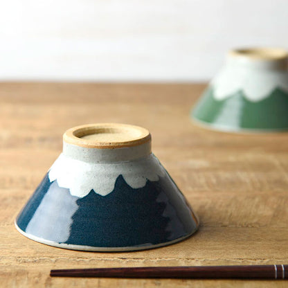 Japanese Rice Bowl Mount Fuji | Mino Ware Made in Japan