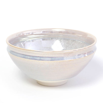 Matcha Bowl Iridescent White | Mino Ware Chawan Made in Japan