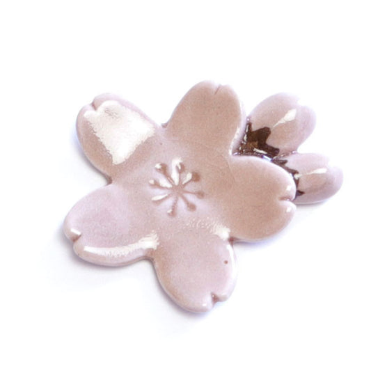 Matcha Scoop Rest Sakura Crackle Pink | Mino Ware Made in Japan